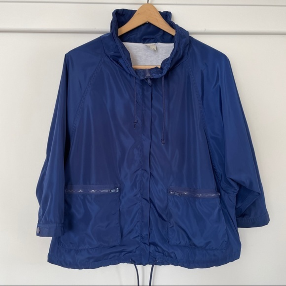 NEW MONKI Navy Windbreaker,‎ Sz XS/S